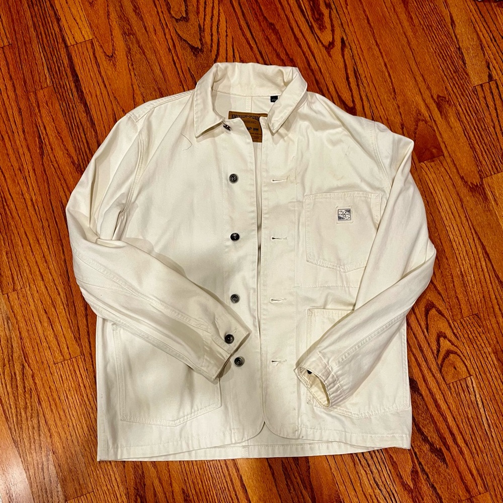 Mens Gap white shacket